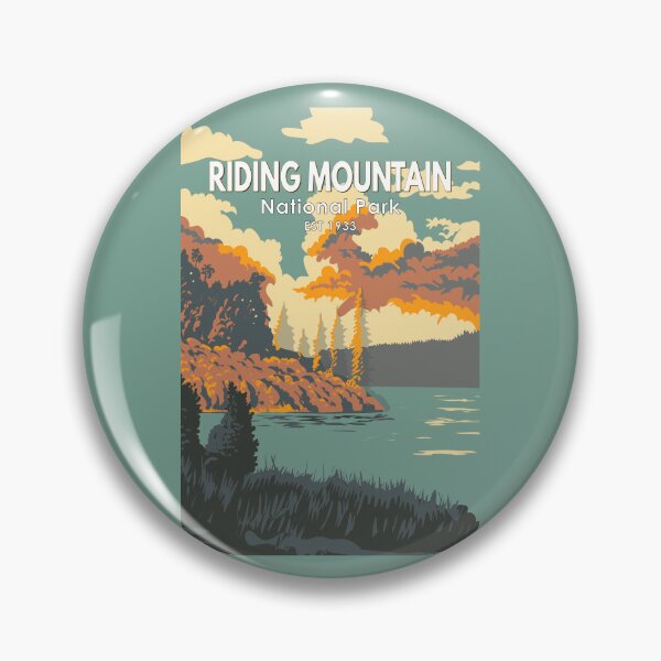 Item preview, Riding Mountain National Park Canada Travel Art Vintage designed and sold by KrisSidDesigns.
