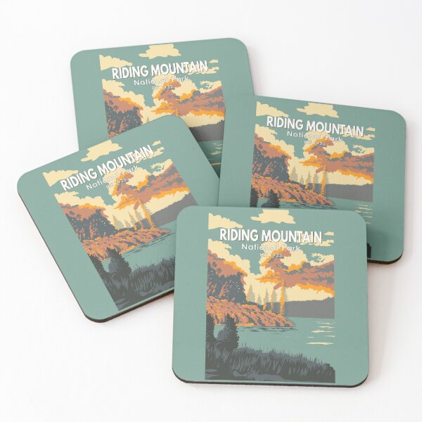 Item preview, Riding Mountain National Park Canada Travel Art Vintage designed and sold by KrisSidDesigns.
