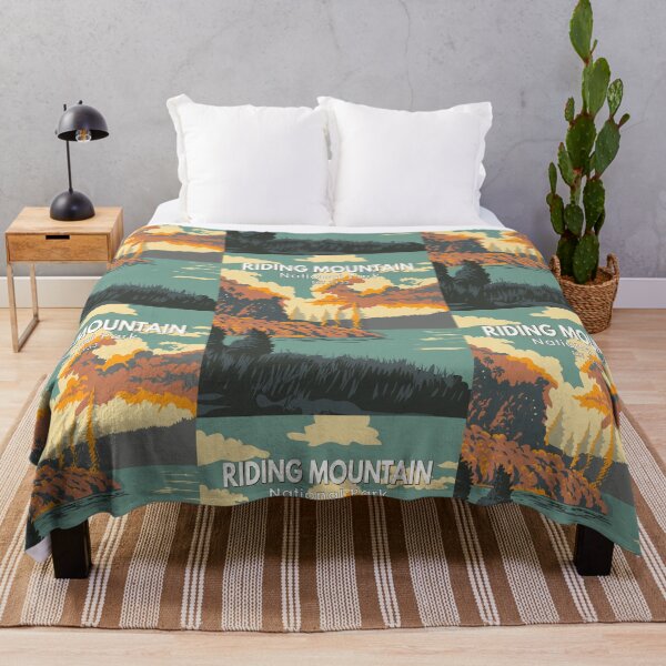 Item preview, Riding Mountain National Park Canada Travel Art Vintage designed and sold by KrisSidDesigns.