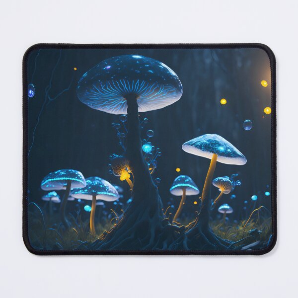 Item preview, Magic Mushroom Forest Night Bloom - Mushrooms designed and sold by internlvisions.