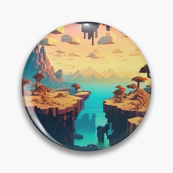 Aperçu de l'œuvre Crépuscule sur les blocs créée et vendue par WildWho.