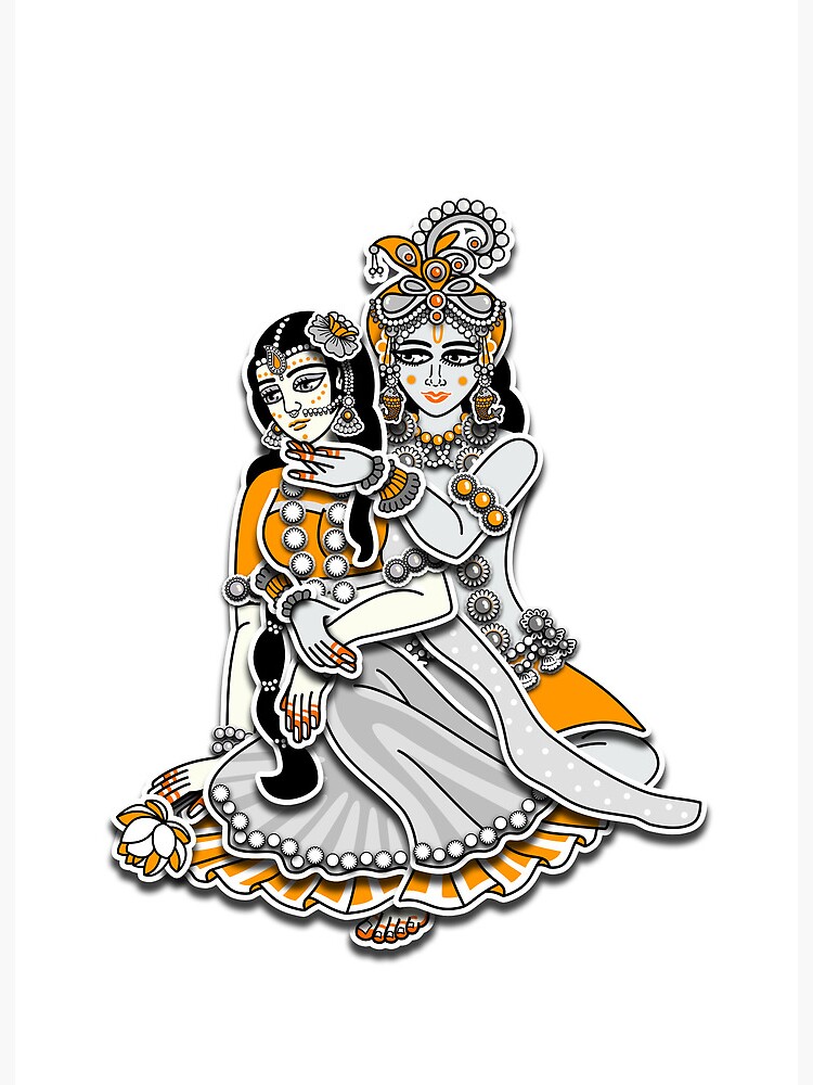 Radha Krishna - Artwork of dreams - Drawings & Illustration, Religion,  Philosophy, & Astrology, Hinduism - ArtPal