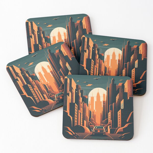 Item preview, Cityscape design at sunset designed and sold by juancbp60.