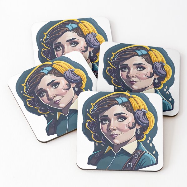 Item preview, adorable Carrie F, feminist activist Sticker designed and sold by PhimaDesing.
