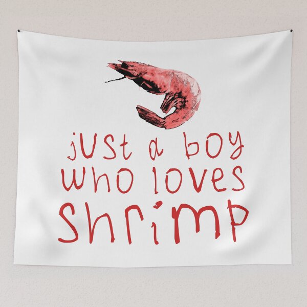 Item preview, Just a boy who loves shrimp designed and sold by kinpirks.