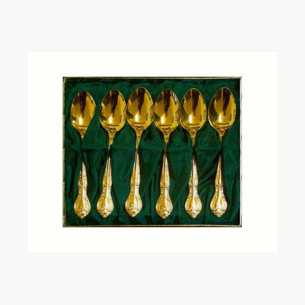 Item preview, The Gold Spoons by Adelaide artist Avril Thomas at Magpie Springs designed and sold by MagpieSprings.