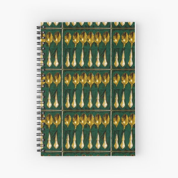 The Gold Spoons Spiral Notebook