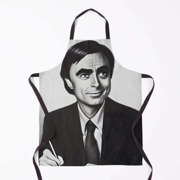 Item preview, Pencil portrait of Carl Sagan designed and sold by brandway.