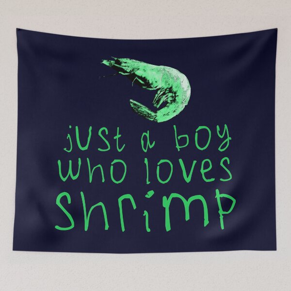 Item preview, Just a boy who loves shrimp designed and sold by kinpirks.