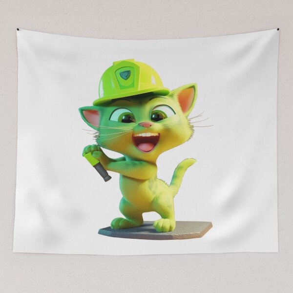 Item preview, Funny Catswithhardhats - Meow-some Construction Feline Crew designed and sold by Vlad-Nik001.