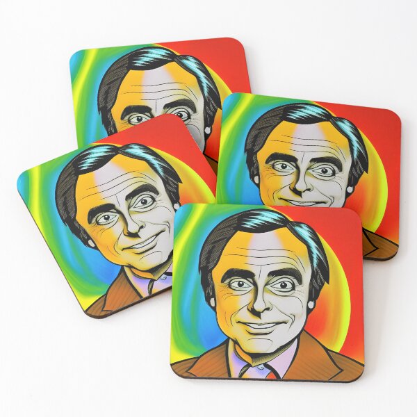 Item preview, A color portrait of Carl Sagan designed and sold by brandway.