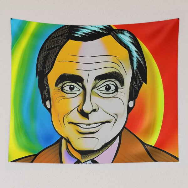Item preview, A color portrait of Carl Sagan designed and sold by brandway.