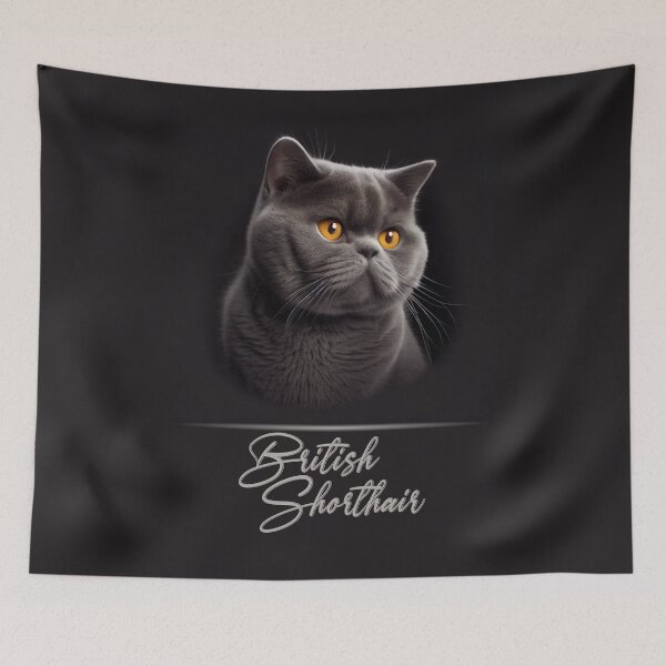 Item preview, British Shorthair Portrait designed and sold by Best-Breeds.