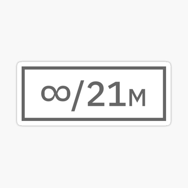 Artikel-Vorschau von Copy of Unendlich ∞ / 21 Million / Bitcoin (Schwarz), designt und verkauft von NautilusMare.