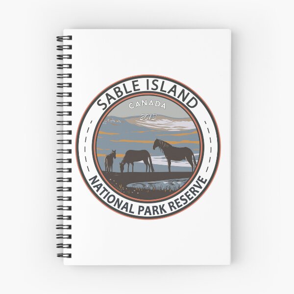 Item preview, Insignia vintage de la Reserva del Parque Nacional Sable Island, Canadá designed and sold by KrisSidDesigns.