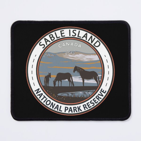 Item preview, Sable Island National Park Reserve Canada Vintage Badge designed and sold by KrisSidDesigns.