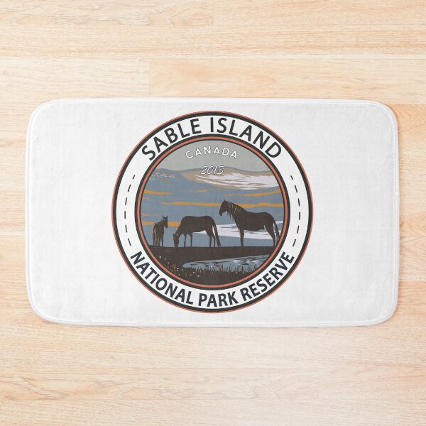 Item preview, Sable Island National Park Reserve Canada Vintage Badge designed and sold by KrisSidDesigns.