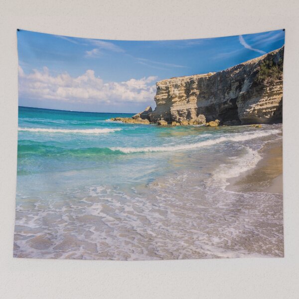 Item preview, Stunning Sandy Beach and Turquoise Sea of Salento, Italy designed and sold by salarkoshop.