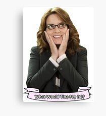 Tina Fey - What Would Tina Fey Do? Canvas Print