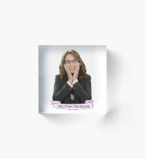 Tina Fey - What Would Tina Fey Do? Acrylic Block