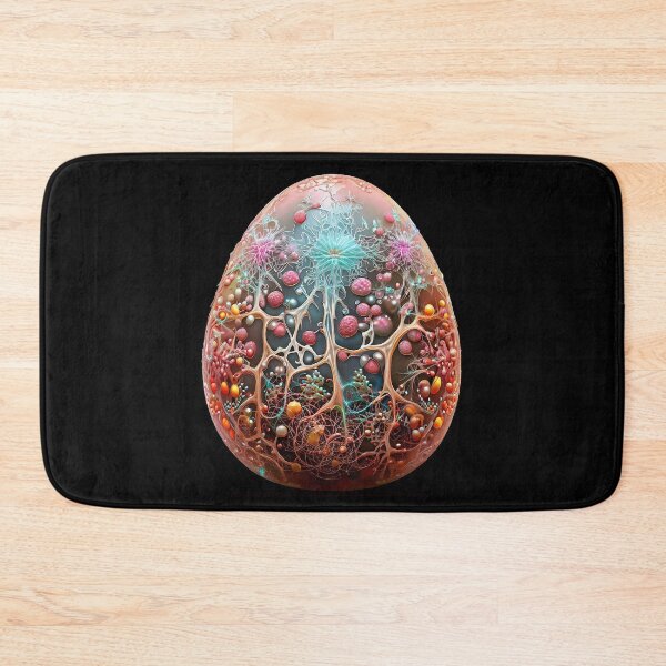 Item preview, Easter bunny in a frenzy of colour: Abstract patterns on an Easter egg designed and sold by Girih.