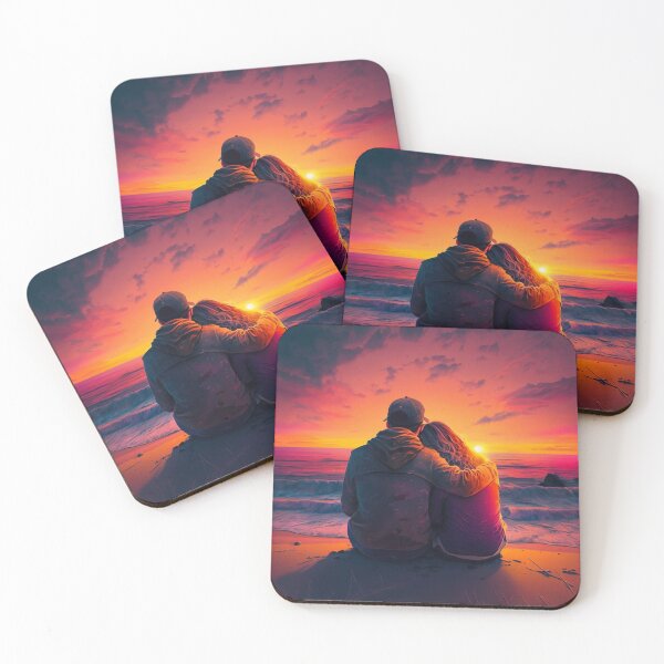 Item preview, Couple Beach Sunset designed and sold by yangs-wear.