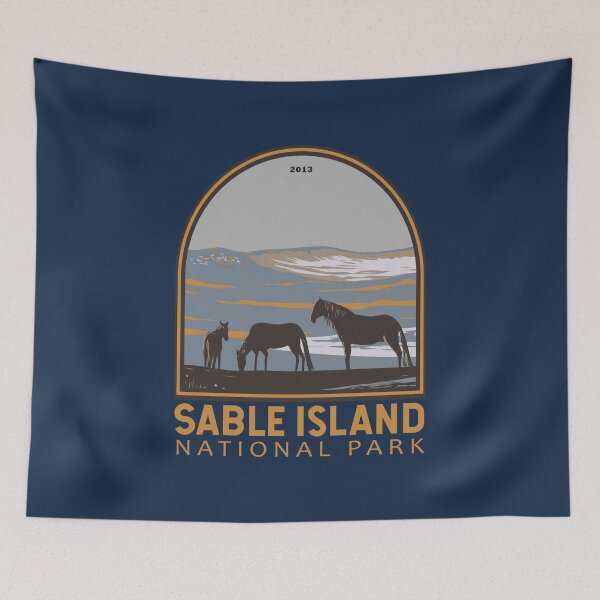 Item preview, Sable Island National Park Reserve Canada Vintage Emblem designed and sold by KrisSidDesigns.