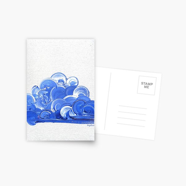 Blue Clouds Postcard