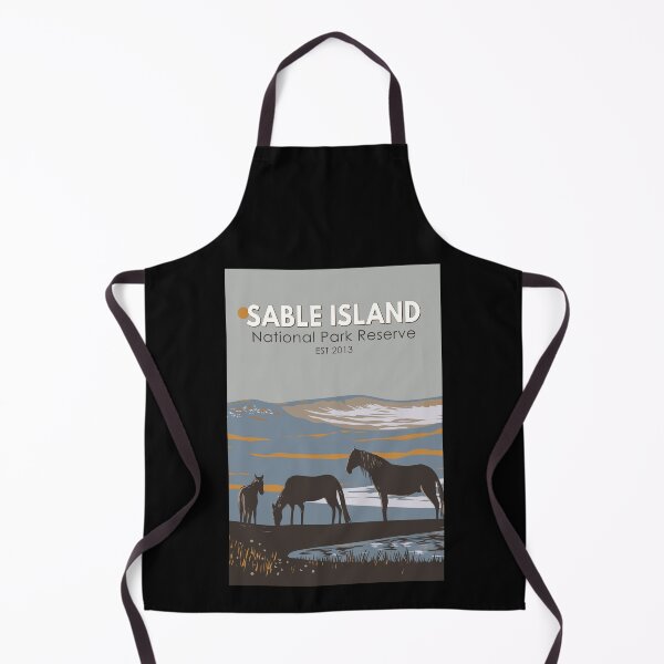 Item preview, Sable Island National Park Reserve Canada Travel Art Vintage designed and sold by KrisSidDesigns.