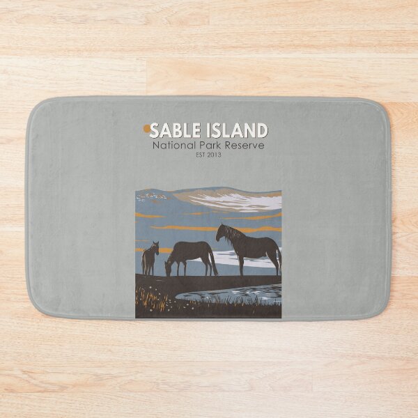 Item preview, Sable Island National Park Reserve Canada Travel Art Vintage designed and sold by KrisSidDesigns.