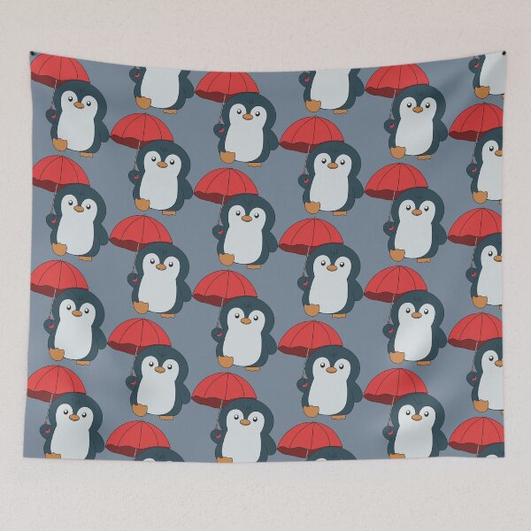 Item preview, Cute Penguin with Umbrella designed and sold by Karlsefni.