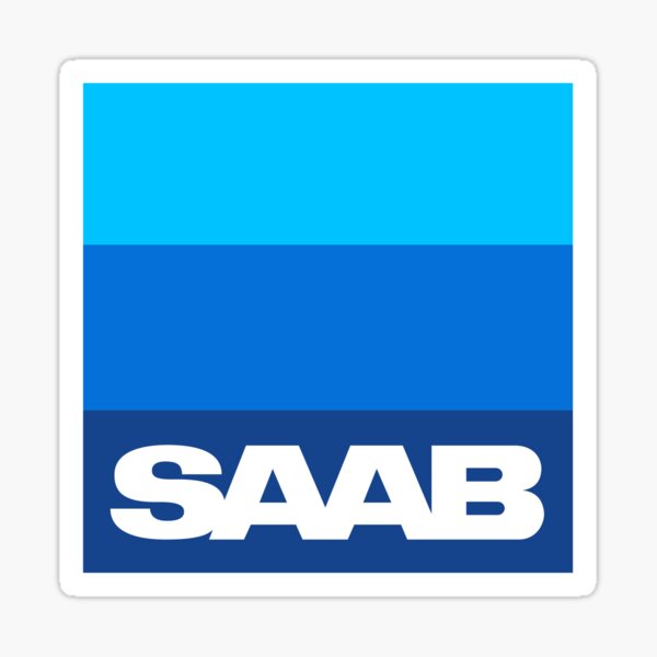 Saab Stickers for Sale