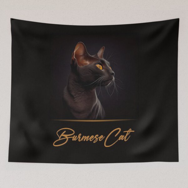 Item preview, Burmese Cat Portrait designed and sold by Best-Breeds.