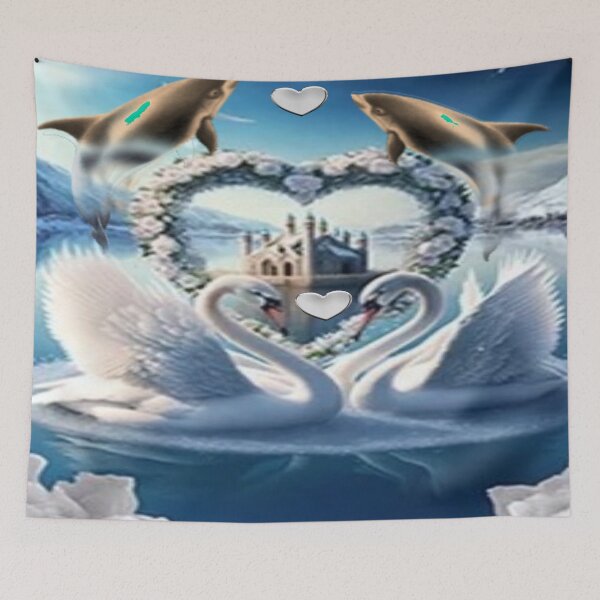 Item preview, Swan and dolphin designed and sold by Minddey.