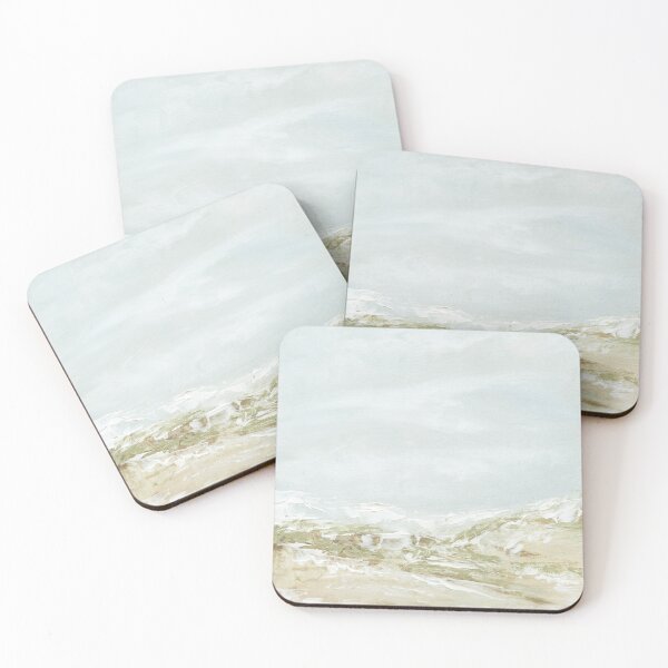 Item preview, Freeing - Abstract Beach Coastal Landscape Painting, Waves Coast Seaside designed and sold by nlsdesignllc.