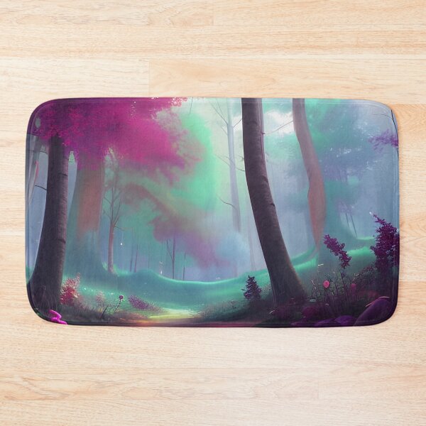 Item preview, Purple trees in the evening forest designed and sold by brandway.