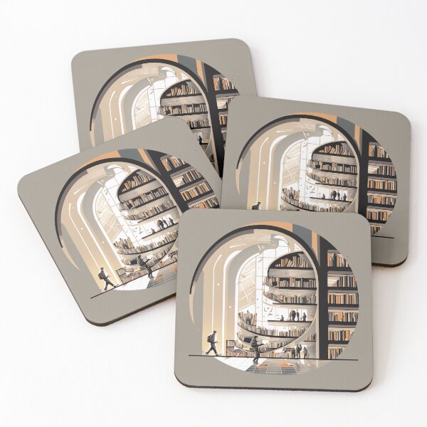 Item preview, Library Dreamscape designed and sold by UrbanHedgehog.
