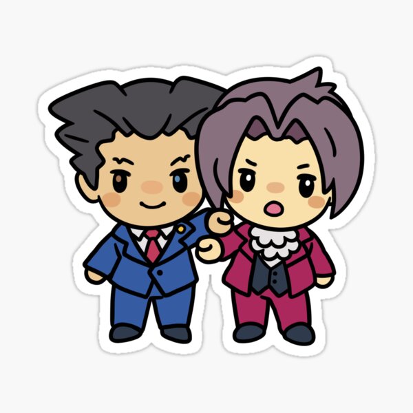 Aperçu de l'œuvre Phoenix Wright et Miles Edgeworth créée et vendue par ShinYoshii.