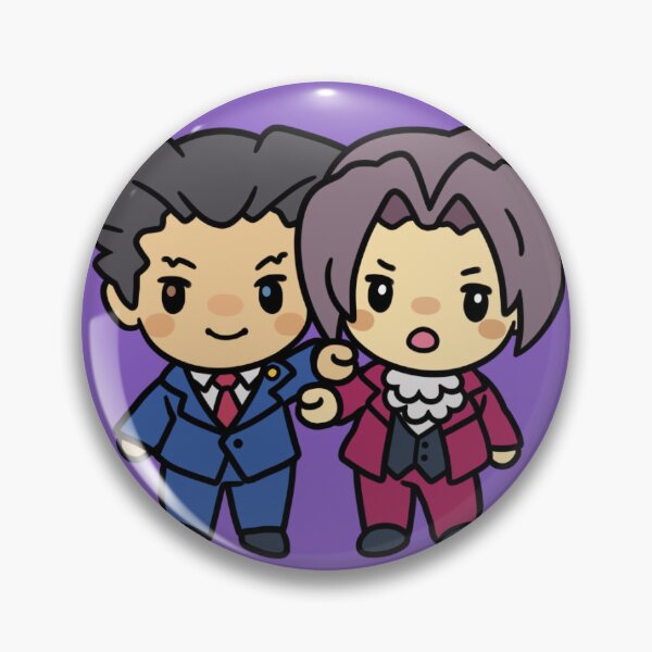 Item preview, Phoenix Wright and Miles Edgeworth designed and sold by ShinYoshii.