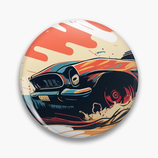 Item preview, Fast car design burning tire designed and sold by juancbp60.