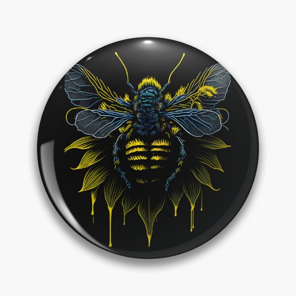 Artikelvorschau, Bee On A Sun Flower - Bee-autiful & Cute - entworfen und verkauft von Chromatic-Art.