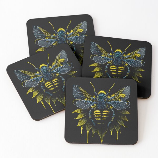 Item preview, Bee On A Sun Flower - Bee-autiful & Cute - designed and sold by Chromatic-Art.