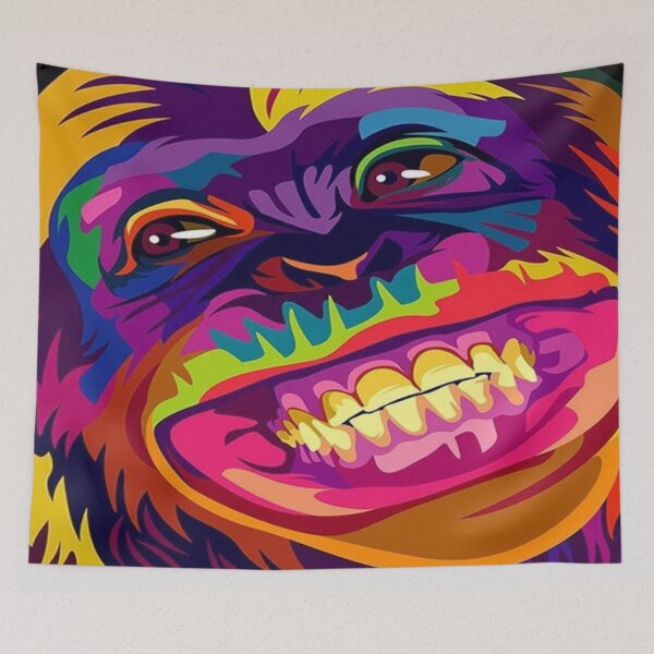 Item preview, Monkey in Neon designed and sold by Teixeira224.