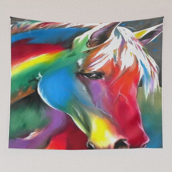 Item preview, horse in neon designed and sold by Teixeira224.