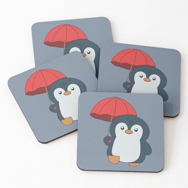 Item preview, Cute Penguin with Umbrella designed and sold by Karlsefni.