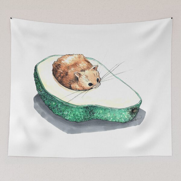 Item preview, Avocado Seed Hamster designed and sold by gizthings.