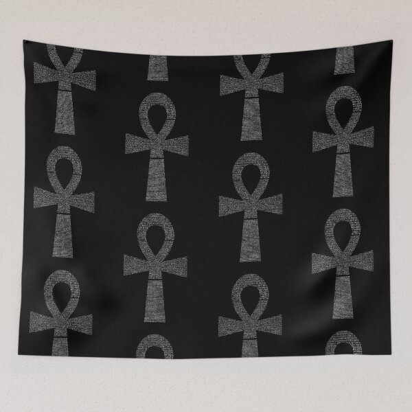 Item preview, Rosetta Ankh Pattern - Silver designed and sold by Angela Fazio.