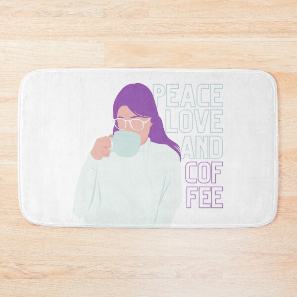 Item preview, Peace, Love and Coffee designed and sold by KatsCanvas.