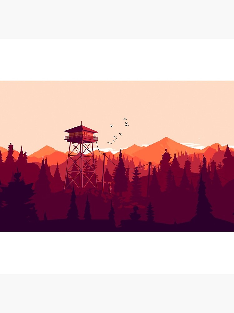 Firewatch - Landscape 2 by BoredGirl