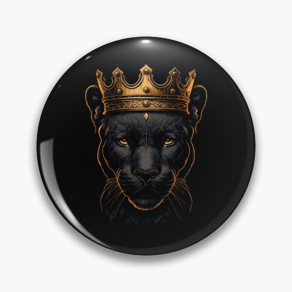 Item preview, Black panther with crown designed and sold by gkgraphics1.